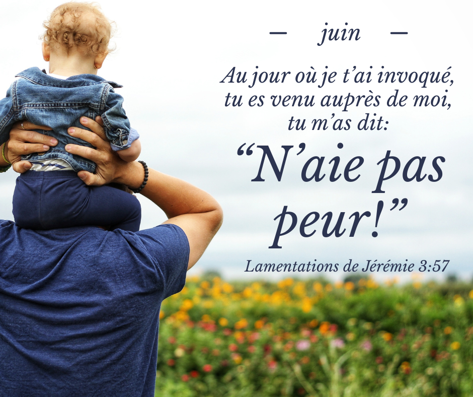 n'aie pas peur Dieu veille sur toi